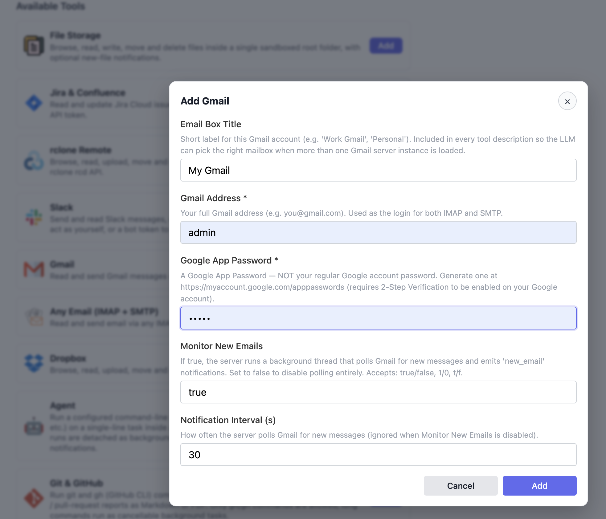 Add Gmail MCP